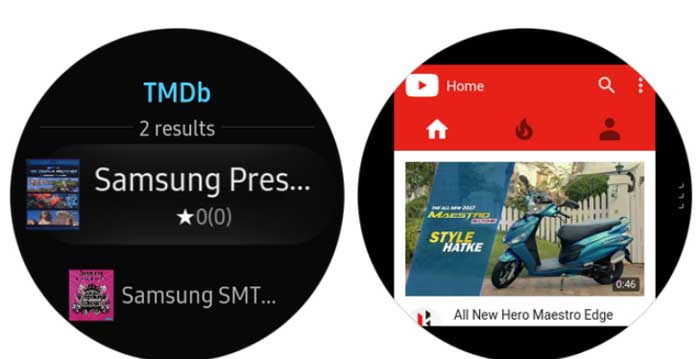 Samsung Интернет за Galaxy Watch