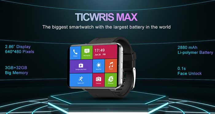 Умен часовник TicWris Max