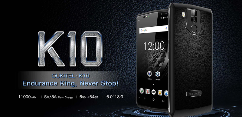 Oukitel K10 4G Phablet - четириядрена камера [ПРЕДПАЗВАНЕТО СТАРТИРА на Gearbest.com]