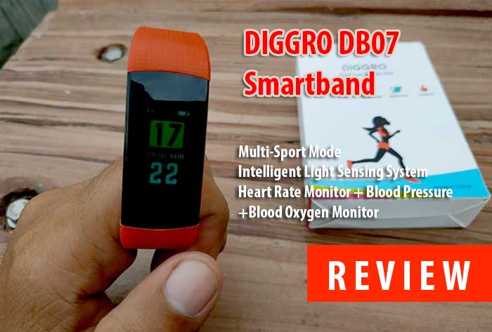 [Преглед] Diggro DB07 Fitness Tracker - Smartband с HRM + BPM