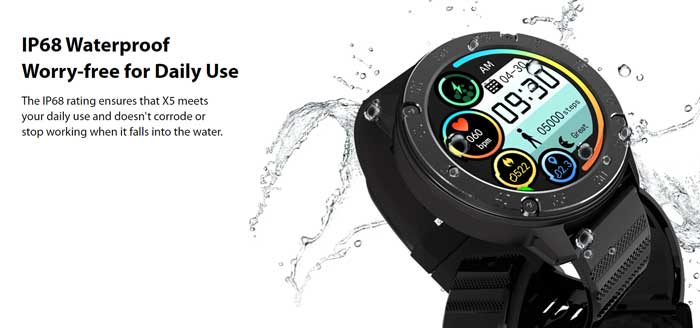 Умен часовник Blackview X5 - Устойчив спортен часовник Sporty