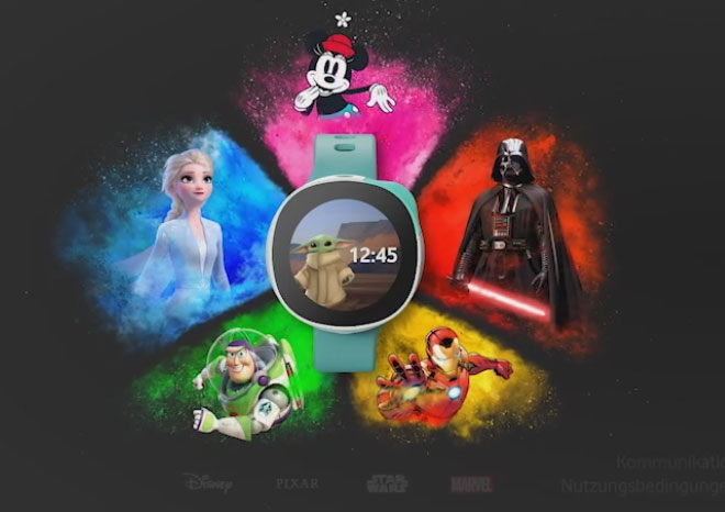 Смарт часовник Disney Neo - Преглед на характеристиките -Yoda, Mini Mouse Elsa и др