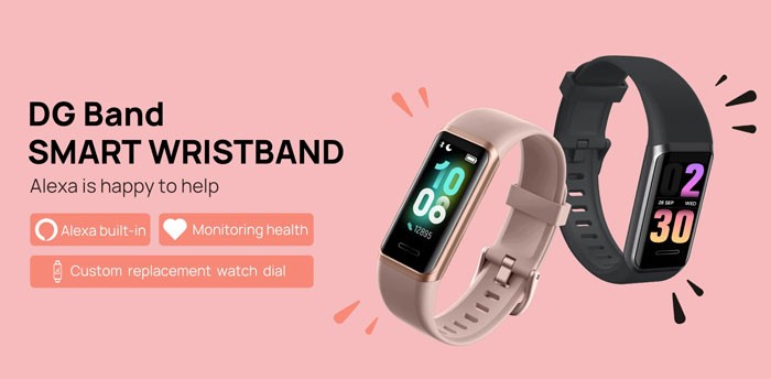 Doogee DG Band - Фитнес тракер с вградена Alexa