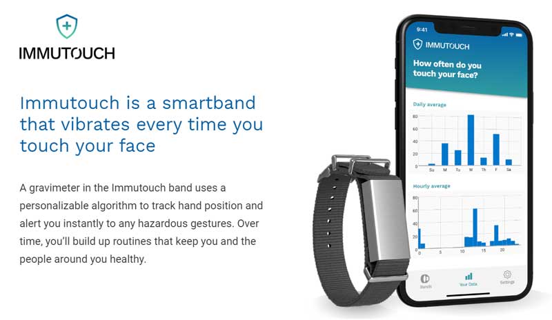 Immutouch Smartband - носим за борба с корона вируса