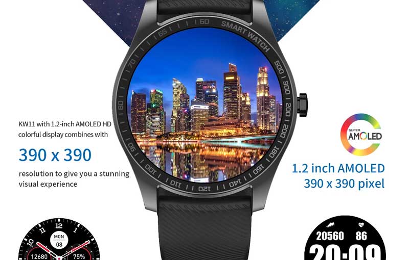 Умен часовник KIngwear KW11