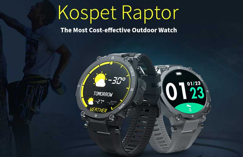 Kospet Raptor Outdoor Smartwatch - Преглед на характеристиките