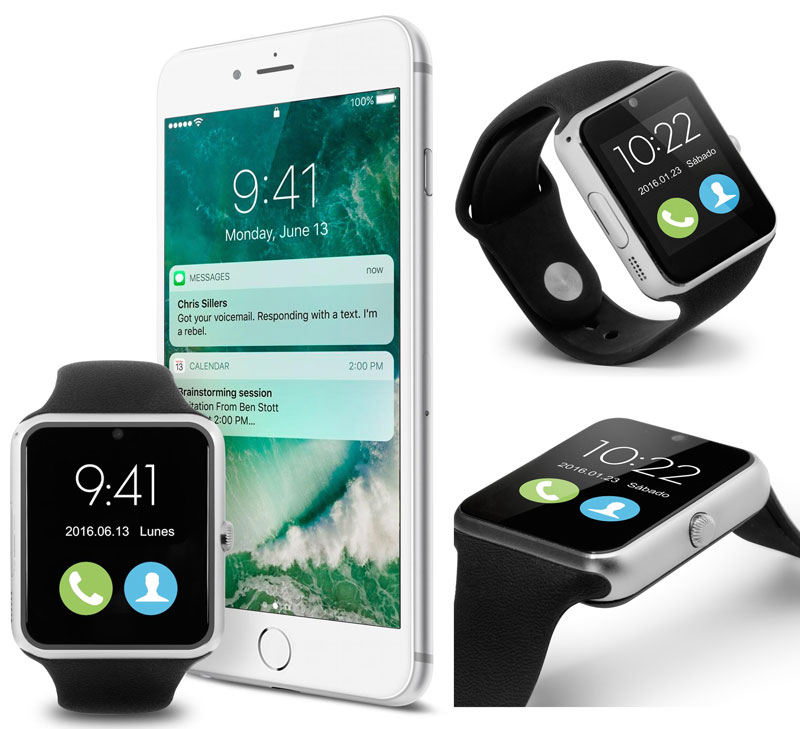 Nueboo Smartwatch 4EVER просто, с функция за повикване