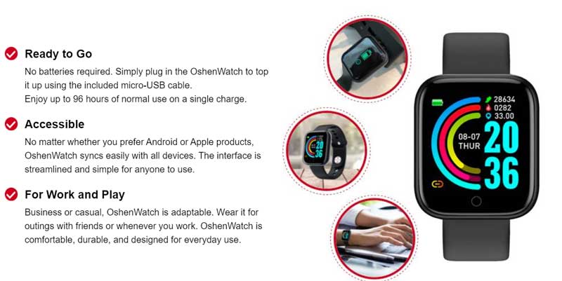 Smartwatch на OshenWatch - Преглед на функции - Измама или законно? (2021 Актуализация)