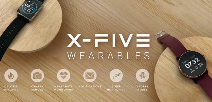 X-Five Smartwatch -Минималистични, спортни носими