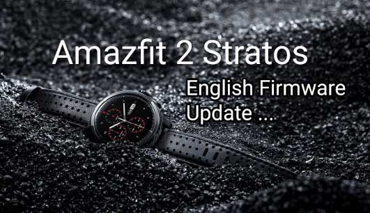 Amazfit 2 Stratos Английски / Италиански актуализация на фърмуера!