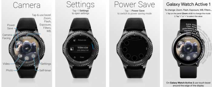 Приложението Camera One за Samsung Galaxy Watch Active