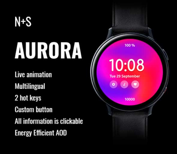 анимиран циферблат за Galaxy Watch