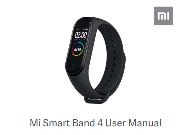Ръководство за потребителя на Xiaomi Mi Band 4