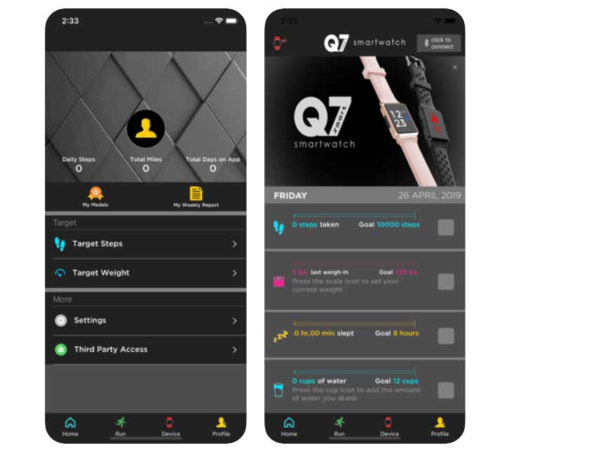 Q7 Sport Smartwatch - Настройка, приложение за поддръжка, ръководство за потребителя Изтегляне