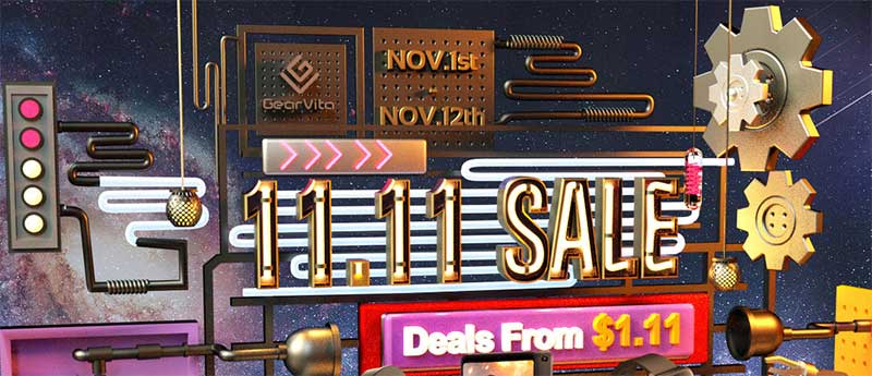 Невероятни оферти на GearVita.com 11.11 - започва от $ 1.11