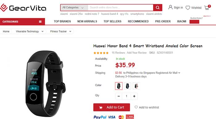 Huawei Honor Band 4 Smart Wristband - код на купон