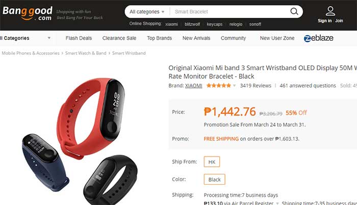 Xiaomi Mi BAND 2 cOUPON CODE